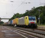 189 931 (ES 64 F4-031) bespannte am 24.07.2014 einen KLV-Zug in Richtung Norden.