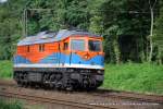 232 105-9 (NBE) fhrt am 6. Juli 2009 um 17:11 Uhr durch Duisburg Neudorf