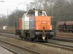 NBE 214 002-8 fhrt solo durch Kln West am 12.2.2011