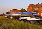 Ostseeland Verkehr GmbH VT 0009 als OLA 80074 nach Neubrandenburg am 21.07.10 in Torgelow   