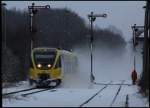 Ostseeland Verkehr GmbH VT 0005 als OLA nach Btzow am 11.03.13 in Reuterstadt Stavenhagen 