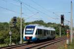 OLA LINT 41 TW 704 als OLA 79853 von Rehna nach Parchim in Schwerin-Grries am 09.06.2013