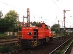 823, G 1206 der RAG Bahn- und Hafenbetriebe GmbH auf Bahnhof Gladbeck-West am 23-8-2004. Bild und scan: Date Jan de Vries. 