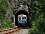 Der VT 07 bei einer Fotofahrt am 26.05.2012 unterwegs bei Teisnach.