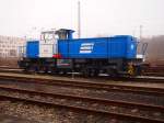 D 03 der Regentalbahn auf Rangierfahrt in Regensburg Hbf. 12.12.2013