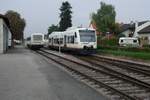 Am 19.09.2008 fuhr Regioshuttle 501 der Südwestdeutschen Eisenbahngesellschaft, auf dem Weg von Breisach nach Gottenhem, in den Bahnhof Endingen am Kaiserstuhl ein, wo einer der beiden