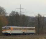 VS142 und VT9 auf der Fahrt von Aglasterhausen am Meckesheimer Esig. 1.3.08