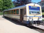 SWEG VT 125 steht am Nachmittag des 04.06.10 in seinem Heimatbahnhof Ottenhfen im Schwarzwald zur Fahrt nach Achern bereit