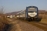 SWEG VT 126 und VS 202 als SWE74220 (Breisach - Riegel) bei der Einfahrt in Oberrotweil.