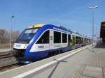 Lint 41 des HEX im Endbahnhof von Tahle am 24.04.2013 zur Rckfahrt nach Magdeburg