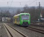 VT 361 und VT 362 der WEG durchfahren am 5.