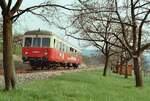 Esslinger VT 403 (zuvor T20) auf der Tälesbahn (WEG). 