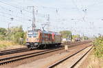 187 500-4 HSL Logistik GmbH mit der Wagenlok 186 382-8 in Priort und fuhr weiter in Richtung Golm 18.09.2018