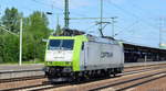 Captrain/ITL 185 517-0 [NVR-Number: 91 80 6185 517-0 D-ITL] am 12.06.18 Bf. Flughafen Berlin-Schönefeld.