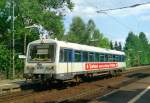 VT 81 der Kahlgrund Verkehrs-GmbH als SE 82621 (Schllkrippen–Hanau) am 30.07.1999 in Grokrotzenburg