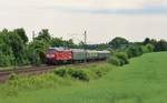 232 673-4 (LEG) zu sehen am 03.06.17 mit einem Sonderzug bei Plauen/V. Der Zug von Leipzig Plagwitz nach Neuenmarkt-Wirsberg fuhr. Gruß an den Tf zurück!