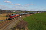 DGS 56599 von Bitterfeld nach Sand Hafen mit LEG 132 068 und 232 416 bei Ruppertsgrün/Pöhl.