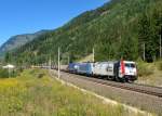 185 665 + 186 106 mit TEC 43125 aus Kln Eifeltor nach Verona am 08.09.2012 unterwegs bei Kolbnitz.