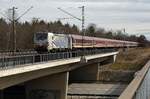 193 772 am 04.03.17 mit dem Krokus-Express zwischen Vaterstetten und Haar bei München