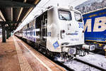 LM 139 312-3 steht am 10.2.2018 mit dem Schnee-Express im Bahnhof Schwarzach-St.