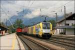 Dispo-Power im Inntal: ES64U2-037, E189 xxx und E189 004RT rollen mit dem  WINNER-EXPRESS  durch das Inntal nach Mnchen. Dort wird DB SCHENKER den Zug nach Wuppertal-Langerfeld bringen. (08.07.2008)
