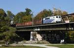 151 018 am 16.10.16 auf der Braunauer Brücke in München