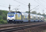 Täglicher Metronom RB31 Hamburg-Harburg - Lüneburg mit der BR 146 539-2 in Front, Höhe Bardowick.