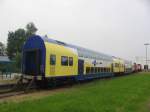 2 neue metronom doppelstock wagen die wahrscheinlich fr cuxhaven gedacht sind.