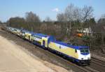 ME 146-17 mit ME 80943 (Hamburg–Uelzen) am 02.04.2010 zwischen Stelle und Ashausen