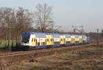 MEr 81630 (Lneburg–Hamburg-Harburg) am 24.03.2012 zwischen Radbruch und Winsen (Luhe)