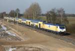 ME 146 539 als ME 82113 (Hamburg Hbf–Uelzen) am 14.02.2013 zwischen Winsen (Luhe) und Radbruch