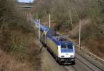 146 541 mit ME 81918 (Hamburg Hbf–Bremen Hbf) am 06.04.2015 zwischen Hittfeld und Klecken