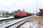 Am 01.02.2022 überführte die MEG mit der von Cargo gemieteten 145 022, zwei weitere Talent 3 Triebzüge, von Bautzen nach Mukran. Somit sind nun schon vier Einheiten in Mukran. Da die Züge von ihrem eigentlichen Besteller wohl nicht mehr abgenommen werden, kommen sie nach Mukran, um dort fit für einen Verkauf gemacht zu werden. Hier zu sehen die Fuhre, bei der Durchfahrt in Teschenhagen.