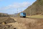 183 912 der MWB zu sehen am 28.02.15 bei Remschütz.