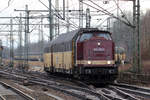 MTEG 204 425-3 (203 220-9) in Hamburg-Harburg 16.1.2018