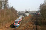 Mittlerweile Geschichte... Ein PEG-Talent verlässt am 11. Februar 2006 den Bahnhof von Dorsten.