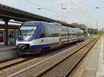 VT 731 (643 404-6) als RB 12 steht im Bahnhof Oranienburg zur Weiterfahrt nach Berlin Ostkreuz am 20.