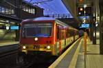 20.10.2011 Bf Gesundbrunnen , ein 628er der Taunusbahn hilft aus bei den Gesundbrunnen-Fahrten der NEB