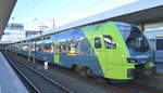 Regionalzug der nordbahn mit ET 6.07 (94 80 1430 042-0 D-NBE) ein sechsteiliger FLIRT am 30.06.18 abfahrbereit Bf. Hamburg-Altona.