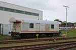 Heizwagen 105 der neg steht am 30.05.2022 in Niebüll neg abgestellt. 