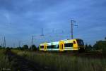 ODEG - Im Abendlicht durch die Wuhlheide
Von Berlin Lichtenberg als OE 36 nach Beeskow | Aufnahme entstand in der Abenddmmerung. 
15.08.2009
