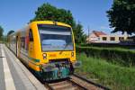 FRANKFURT (Oder), 25.05.2012, VT 650.73 als OE36 nach Berlin-Lichtenberg im Bahnhof Frankfurt (Oder)-Neuberesinchen