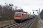 Ebenfalls am 12.01.13 war 1216 901 der RTS mit der Metronom-Garnitur unterwegs. Hier erreicht der Zug, geschoben von 182 912 Lichterfelde Ost um ihn anschlieend nach Ludwigsfelde zu befrdern.