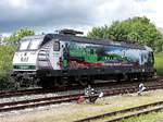 145 023-6 der PRESS beim Bahnhofsfest in Putbus am 30.05.2015