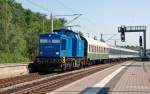 204 005 und 204 033 erreichten mit einem Sonderzug am 04.06.11 Dresden-Klotzsche. Ziel des Zuges war der Dresdner Hbf.