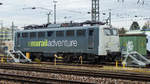 Die (91 80 6)139 558-1 D-RADVE der RailAdventure GmbH in Basel HB mal ganz ohne Last. 
Basel am 21.11.17 