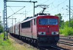 Rpool 155 097-9 mit Coiltransportzug am 29.05.18 Bf.