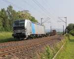 193 803-4 mit Containerzug in Fahrtrichtung Sden.