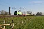 Railpool 193 827, vermietet an BTE, mit FLX 1804 Köln Hbf - Hamburg-Altona (Hüde, 22.03.19).