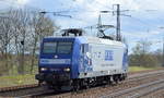 RBH Logistics GmbH, Gladbeck [D] mit  145 101-2  [NVR-Nummer: 91 80 6145 101-2 D-RBH] am 13.04.21 Bf. Saarmund.